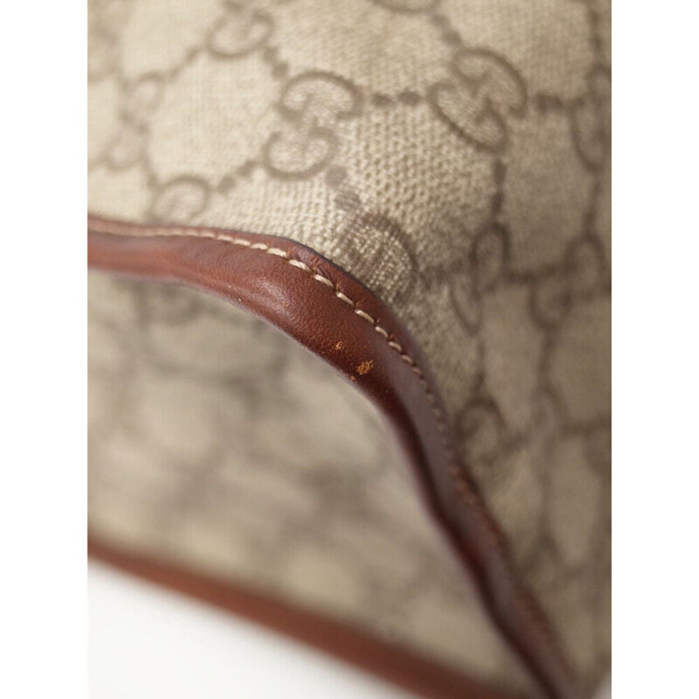 Gucci GG Supreme Web Loop Tote bag Brown - Picture 4 of 9